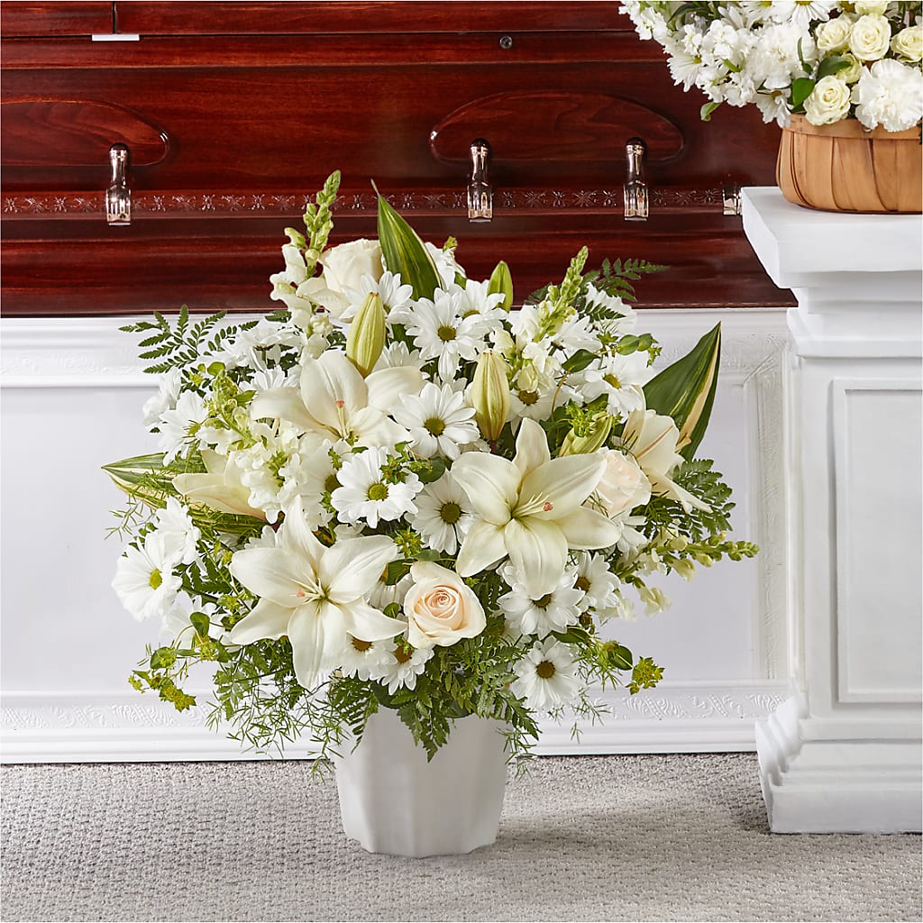 Thoughts of Tranquility Floor Basket – Bella Fiore, Clermont FL
