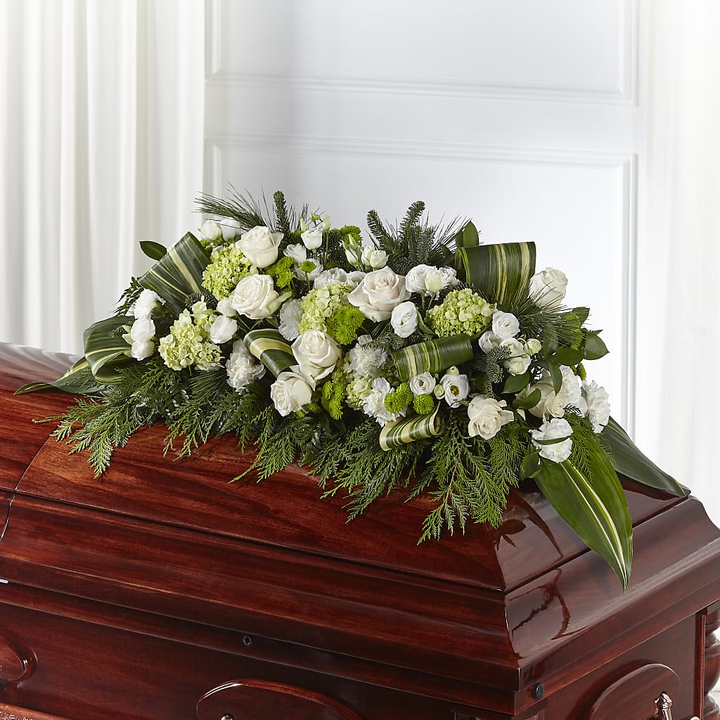 Hopeful Gesture Casket Spray – Bella Fiore, Clermont FL