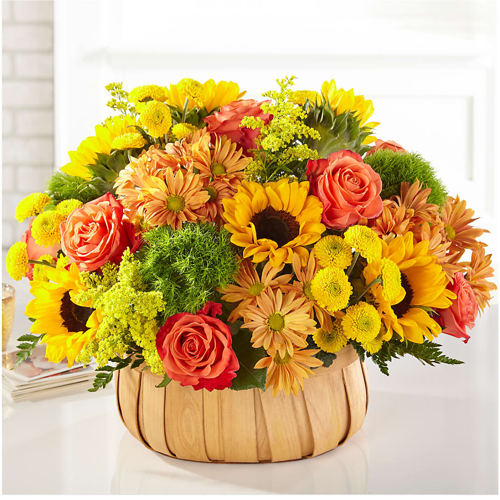 Harvest Sunflower Basket – Bella Fiore, Clermont FL