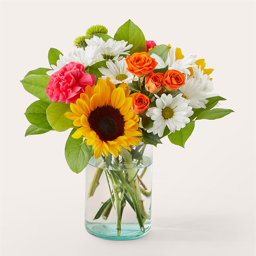 Sun-drenched Blooms Bouquet – Bella Fiore, Clermont FL