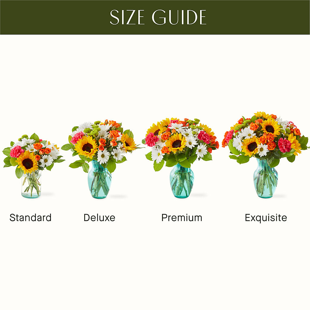 Sun-drenched Blooms Bouquet – Bella Fiore, Clermont FL