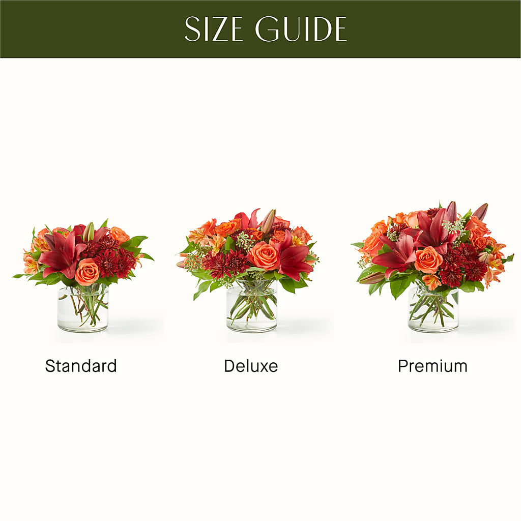 Crimson Leaves Bouquet – Bella Fiore, Clermont FL
