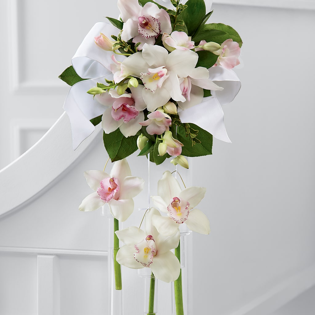 Perfect Entrance Pew Arrangement – Bella Fiore, Clermont FL