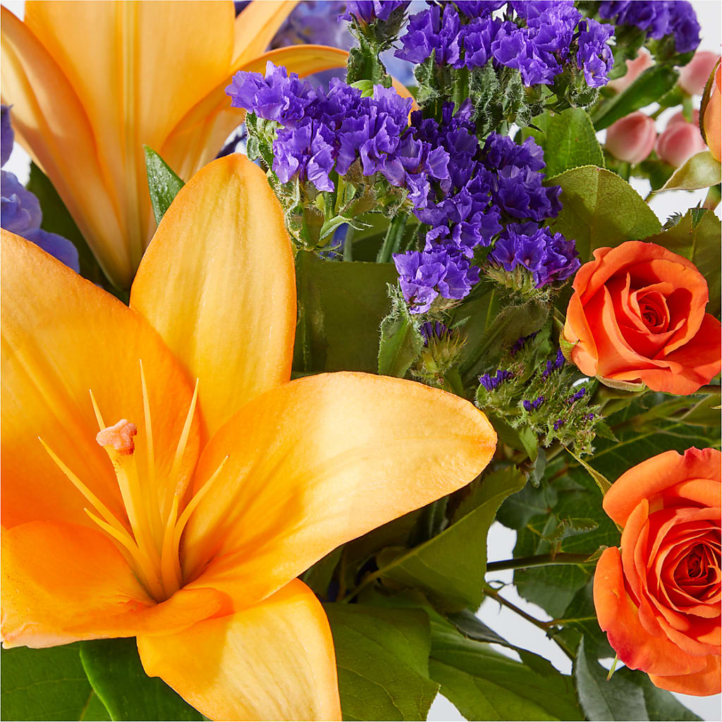Radiant Citrus Bouquet –  Bella Fiore, Clermont FL