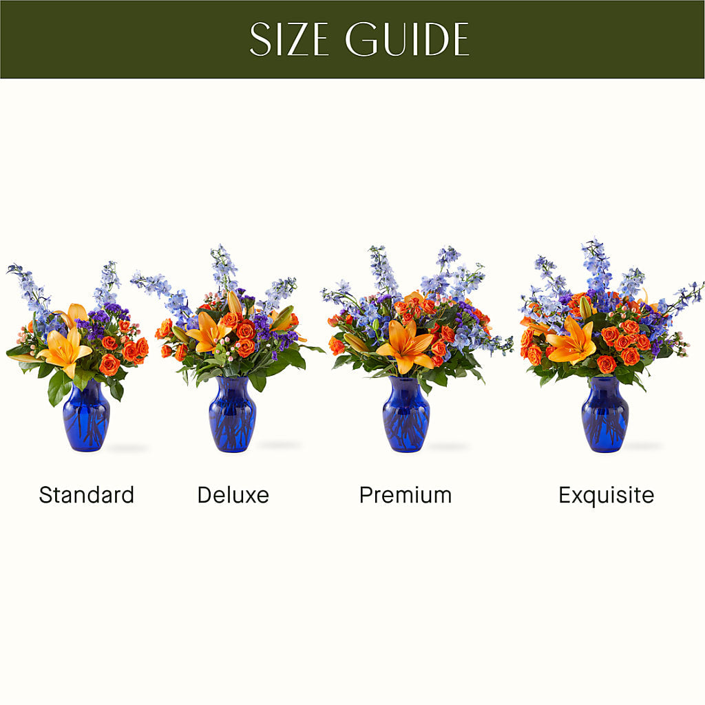 Radiant Citrus Bouquet –  Bella Fiore, Clermont FL