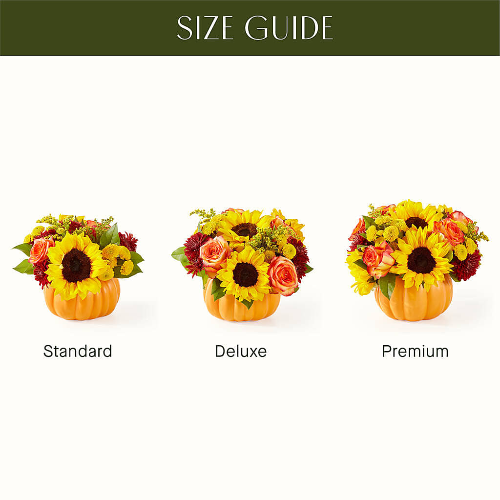 Golden Gourd Pumpkin Bouquet –  Bella Fiore, Clermont FL