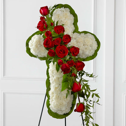 Floral Cross Easel –  Bella Fiore, Clermont FL