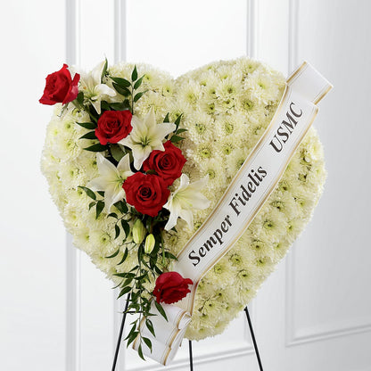 Heartfelt Hero Standing Heart –  Bella Fiore, Clermont FL