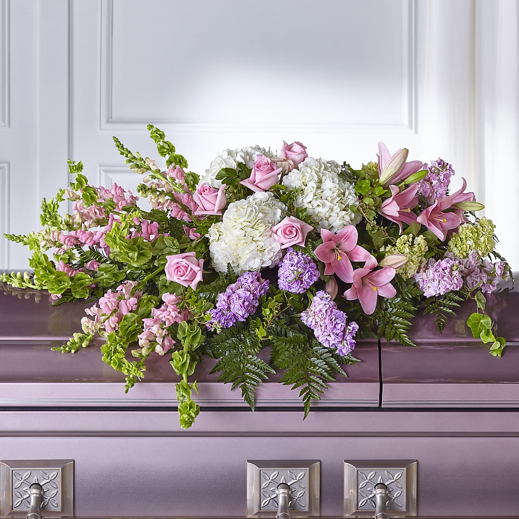 Life's Gratitude Casket Spray –  Bella Fiore, Clermont FL