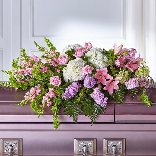 Life's Gratitude Casket Spray –  Bella Fiore, Clermont FL