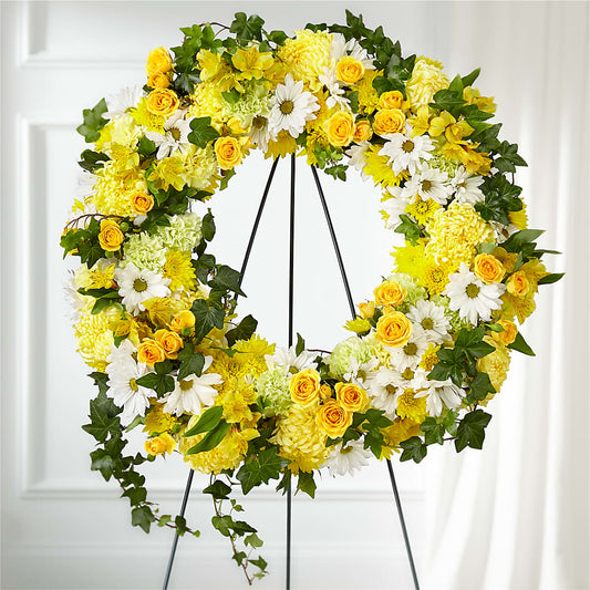 Golden Remembrance Wreath –  Bella Fiore, Clermont FL
