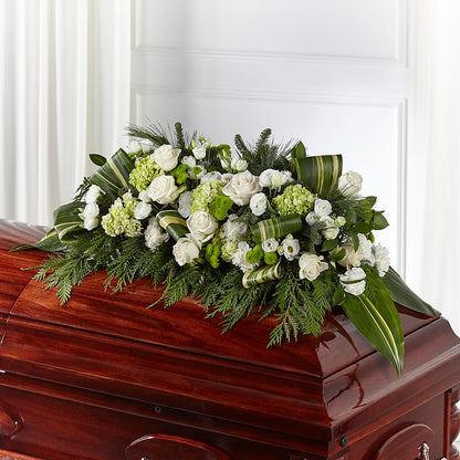 Hopeful Gesture Casket Spray –  Bella Fiore, Clermont FL