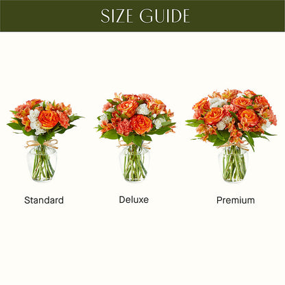 Apricot Glow Bouquet –  Bella Fiore, Clermont FL