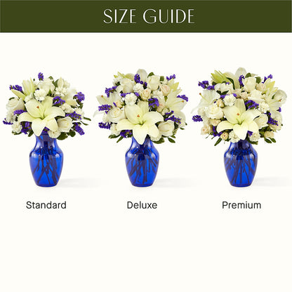 Sapphire Rush Bouquet –  Bella Fiore, Clermont FL